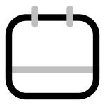 Calendar Empty SVG Icon